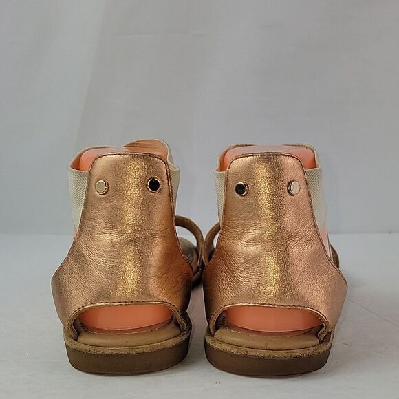 Sorel Ella II Ankle Strap Mettalic Open Toe Women's Sandals - Picture 5 of 12